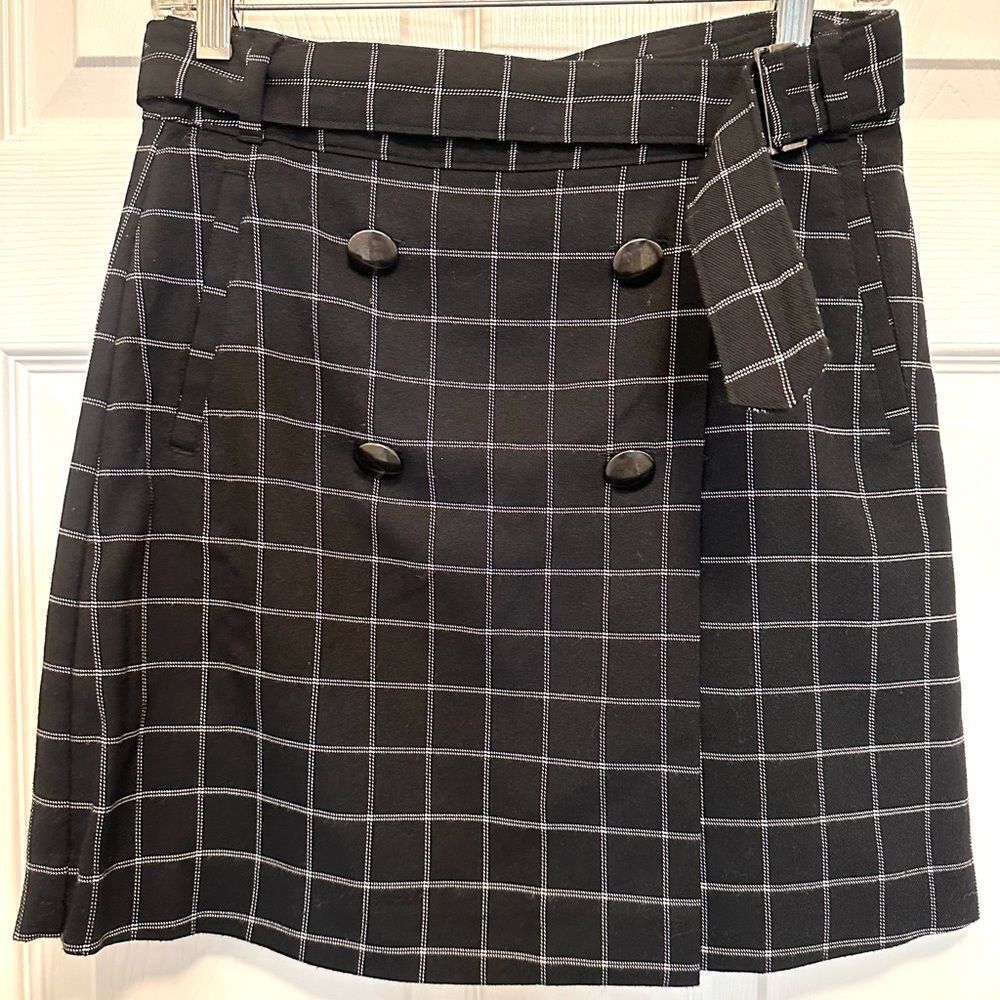 GUC BR Windowpane Skirt